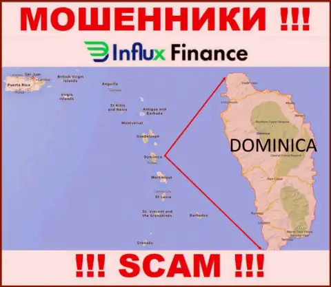Контора InFluxFinance Pro - это жулики, пустили корни на территории Доминика, а это офшорная зона