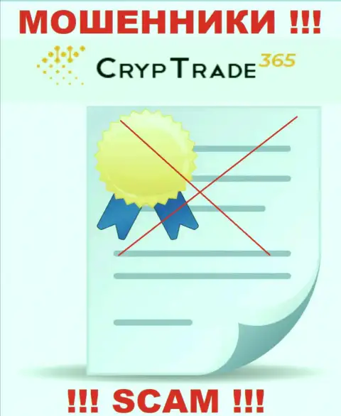 С CrypTrade365 Com довольно опасно сотрудничать, они даже без лицензии, нагло воруют денежные средства у клиентов