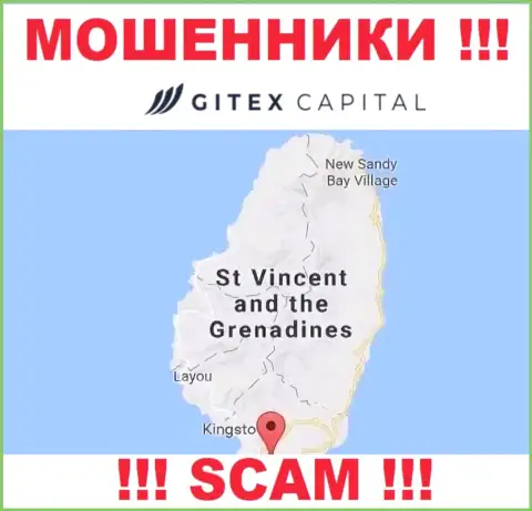 На своем онлайн-ресурсе GitexCapital Pro написали, что зарегистрированы они на территории - Сент-Винсент и Гренадины