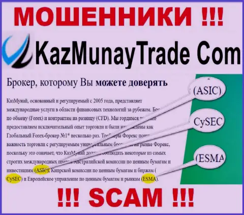 Работа KazMunayTrade не регулируется ни одним регулятором - это МОШЕННИКИ !!!
