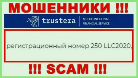 Trustera оказывается имеют номер регистрации - 250 LLC2020