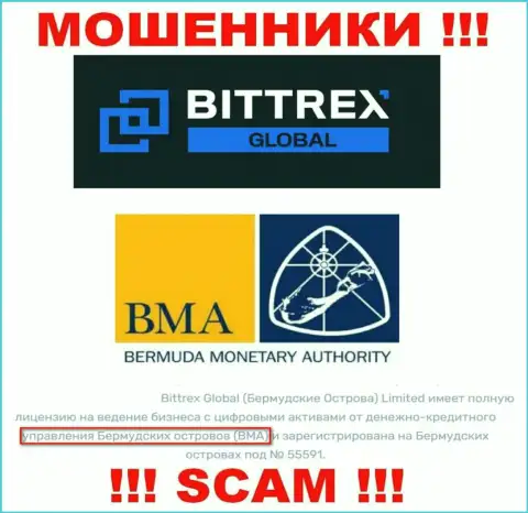 И компания Bittrex и ее регулятор: BMA, являются ворюгами