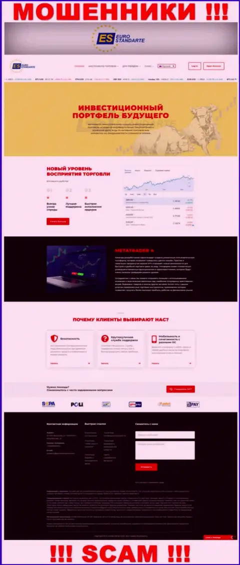 Веб-ресурс разводил Евро Стандарт - это чистой воды грабеж лохов