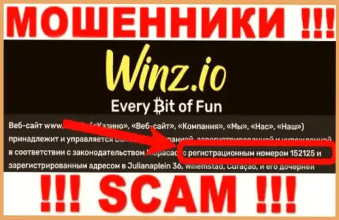 Рег. номер Winz Io возможно и фейковый - 152125