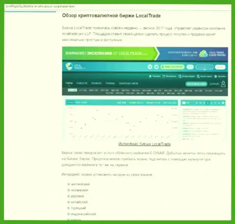 Вывод о мошеннических ухищрениях компании Local Trade (обзор манипуляций)