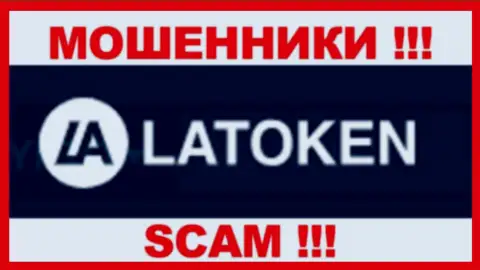 Логотип МОШЕННИКА Latoken