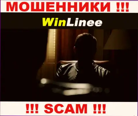 О лицах, управляющих компанией Win Linee абсолютно ничего не известно