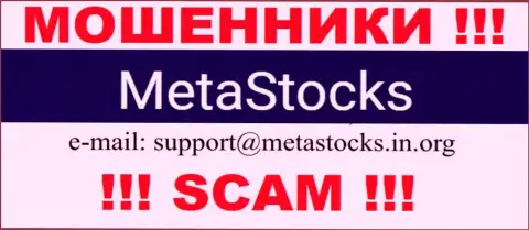 Электронный адрес для связи с лохотронщиками MetaStocks Co Uk