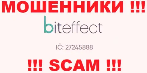 Регистрационный номер еще одной неправомерно действующей компании BitEffect Net - 27245888