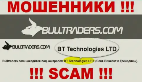 Контора, управляющая мошенниками BT Technologies LTD - это BT Technologies LTD