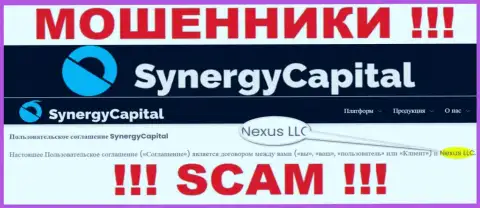 Юридическое лицо, управляющее internet аферистами Синерджи Капитал - это Nexus LLC