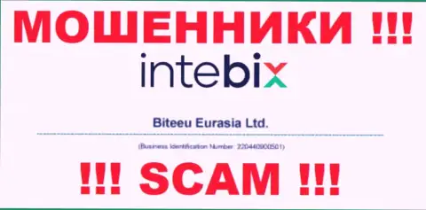 Как представлено на сайте обманщиков Интебих: 220440900501 - это их регистрационный номер